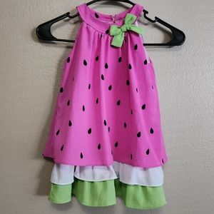 Watermelon Layered Dress